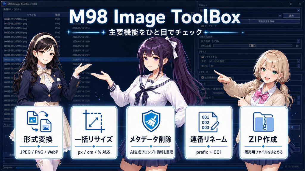 M98 Image ToolBox