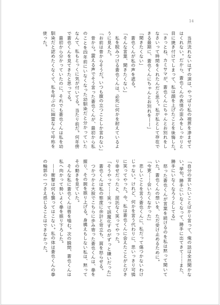 【夢小説】碧落の境界線/泡沫の夢に溺れる