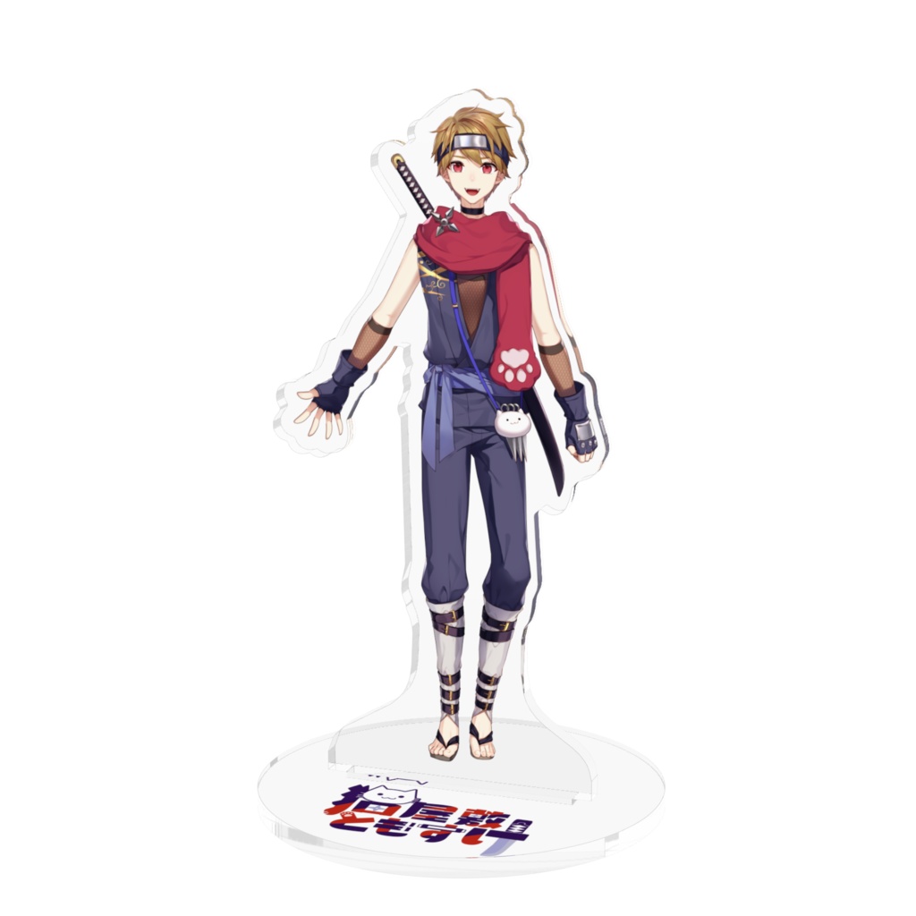 猫屋敷ともすけアクリルフィギュア(100x100mm)