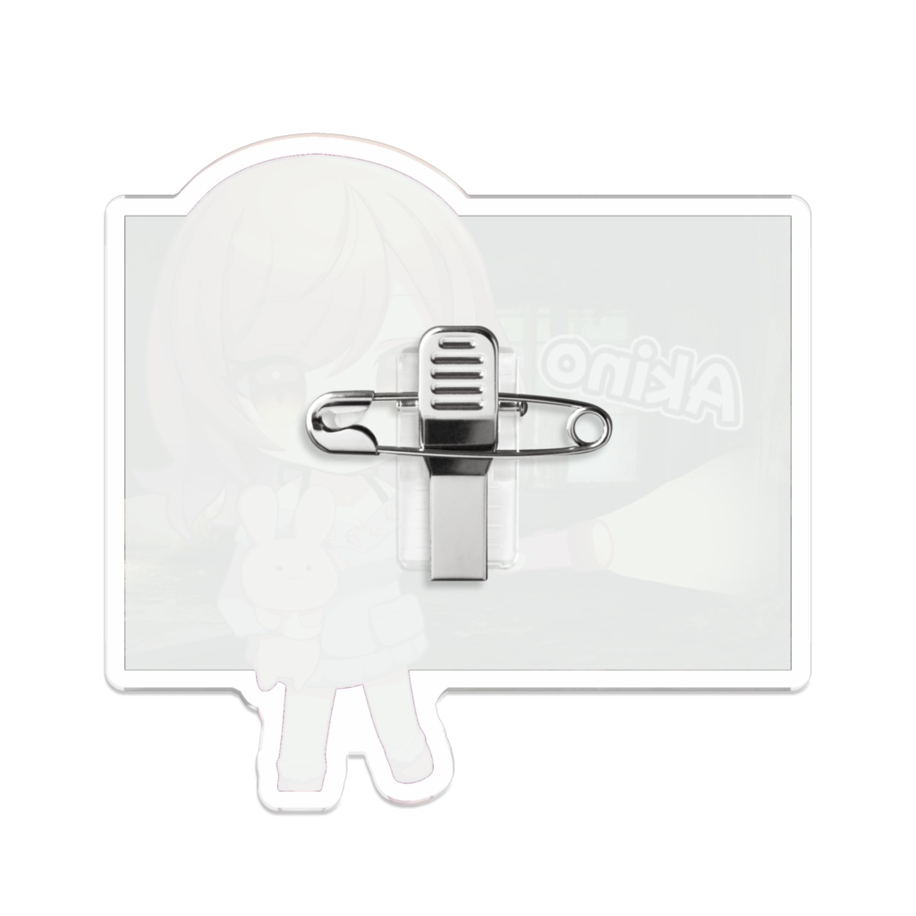 アクリルバッジA - 70 x 70 (mm)