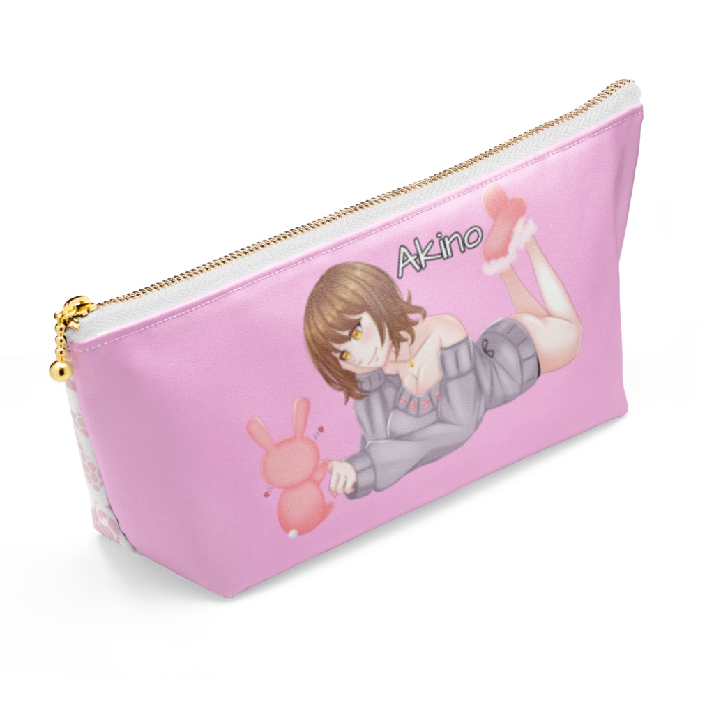 ポーチB - 長さ21.5cm / 高さ10cm - ホワイト