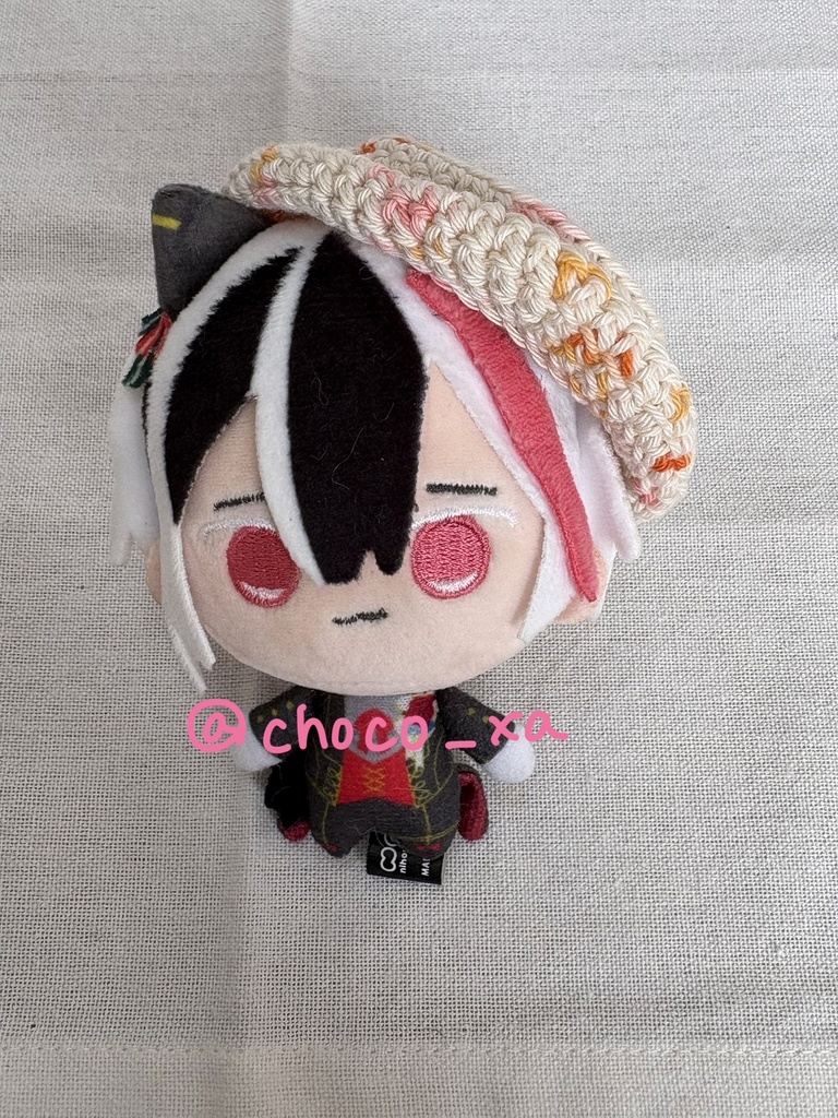 カンカン帽 リボン付き(展ぬい、まめサイズ)