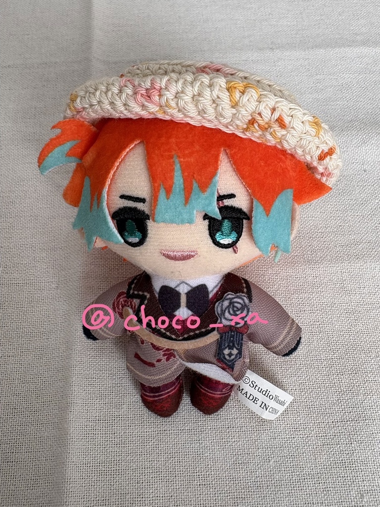 カンカン帽 リボンなし(展ぬい、まめサイズ)