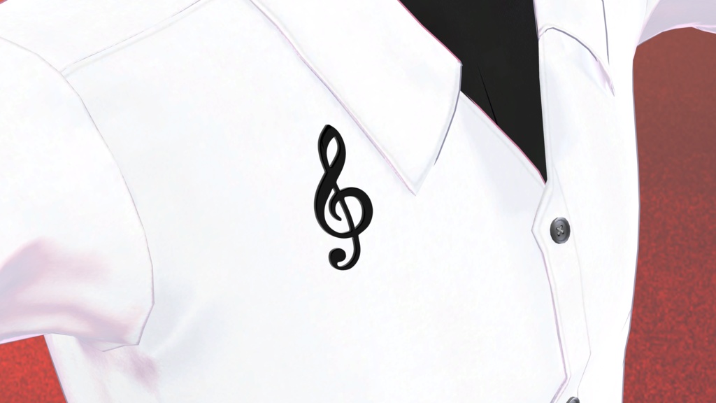 【VRChat】アクセサリーセット(楽譜)