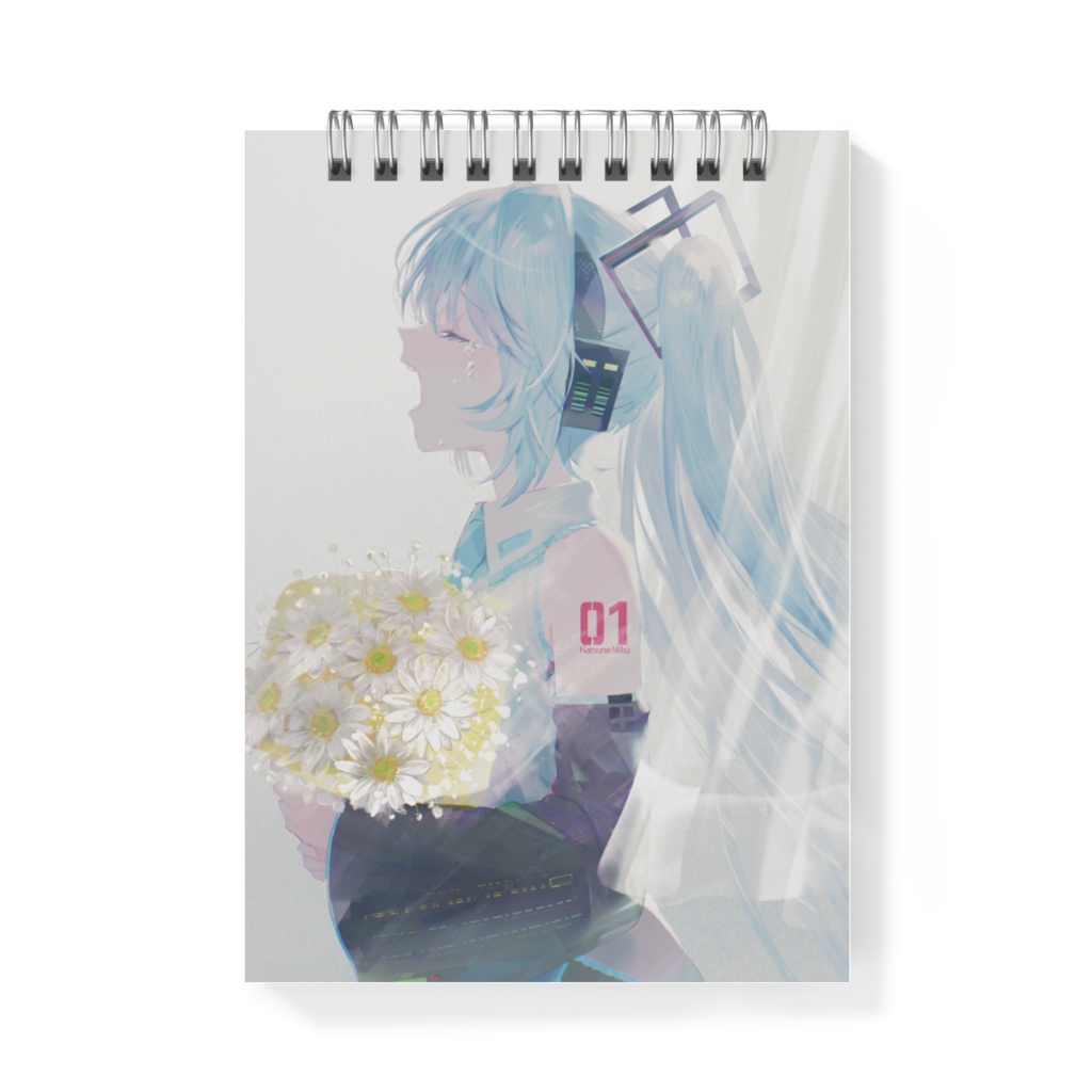 【命の日 feat.初音ミク】メモ帳 - A6 - 片面