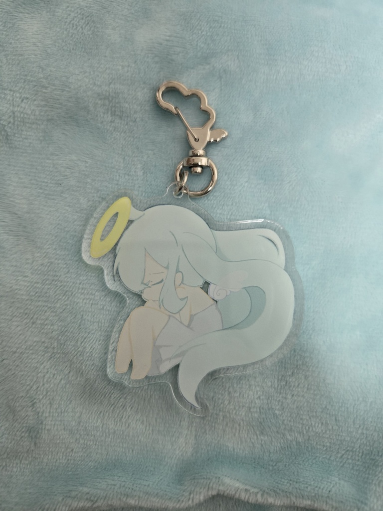 天使初音ミクアクリルキーホルダー
