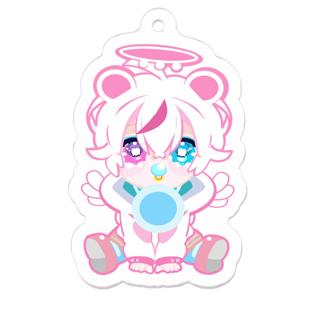 しろくま天使アクキー