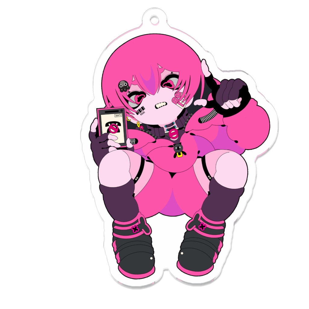 無音くんアクキー