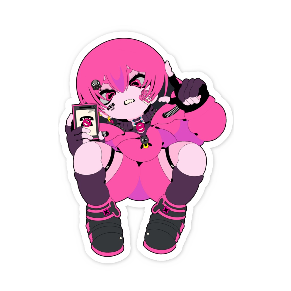 音無劣等生のステッカーグッズ