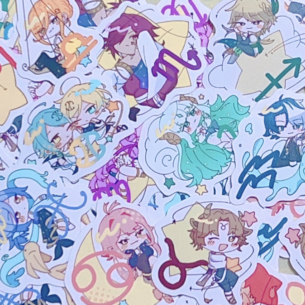 12星座ステッカーセット