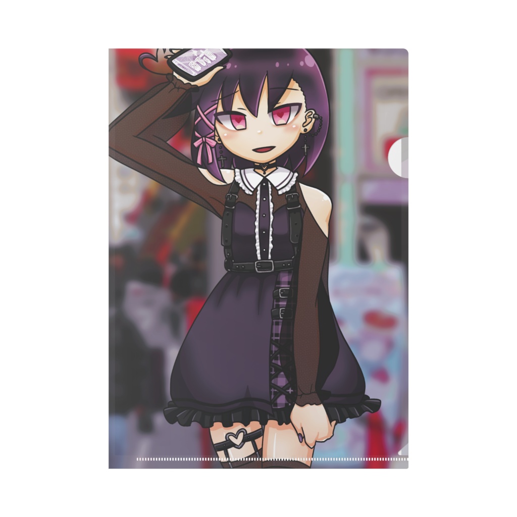 メンヘラヤガミちゃんクリアファイル