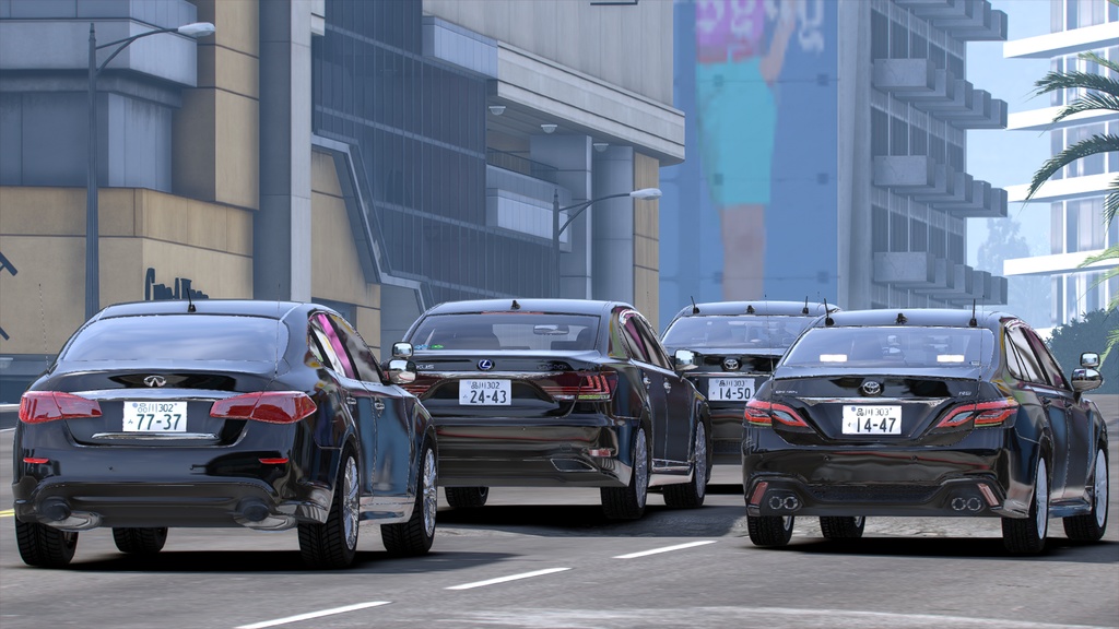 【GTAV】Y51フーガ 覆面パトカー