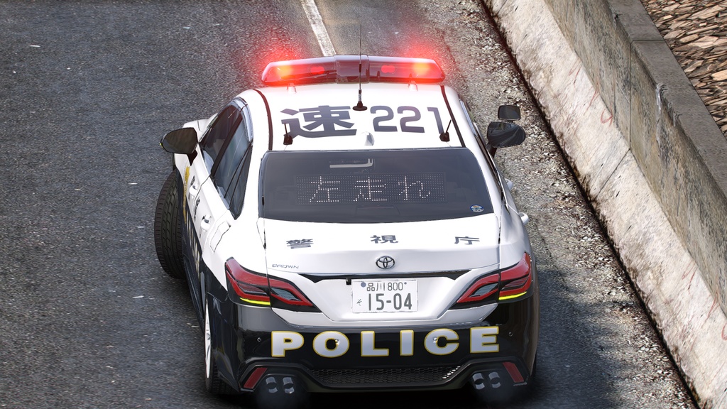 【GTAV】220系クラウン 交通取締用四輪車
