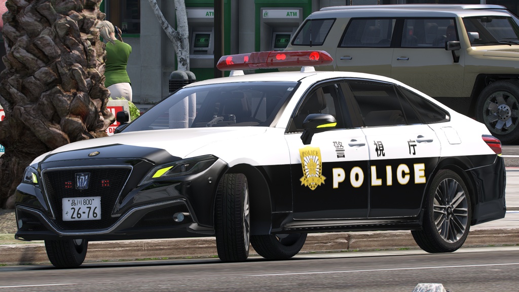 【GTAV】220系クラウン 交通取締用四輪車