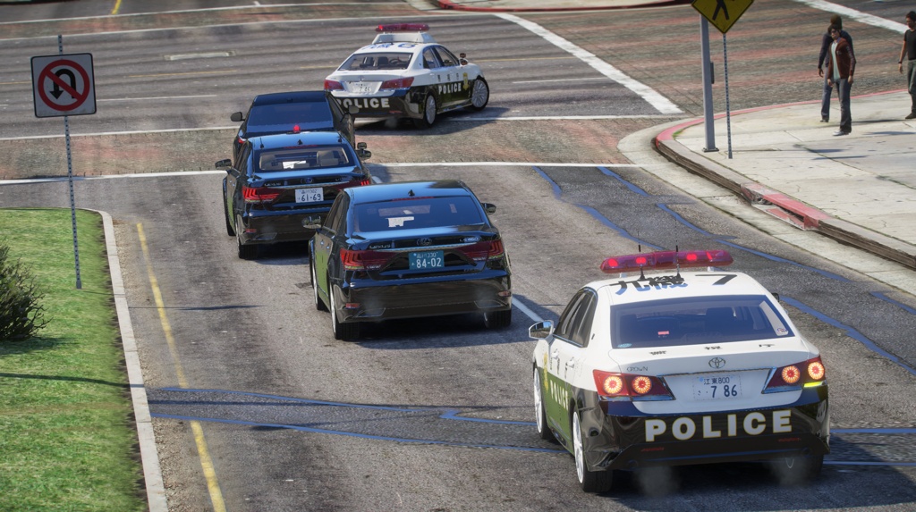 【GTAV】210系クラウン 交通取締用四輪車