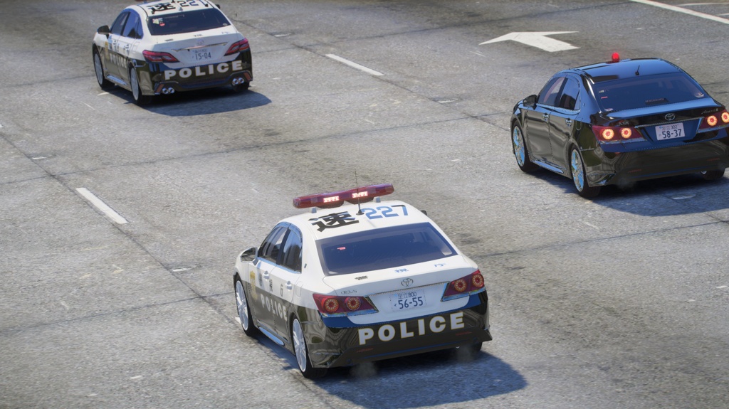 【GTAV】210系クラウン 交通取締用四輪車