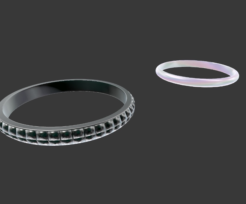 【VRChat】【シンプルリングセット】【舞夜専用ネイルテクスチャ】