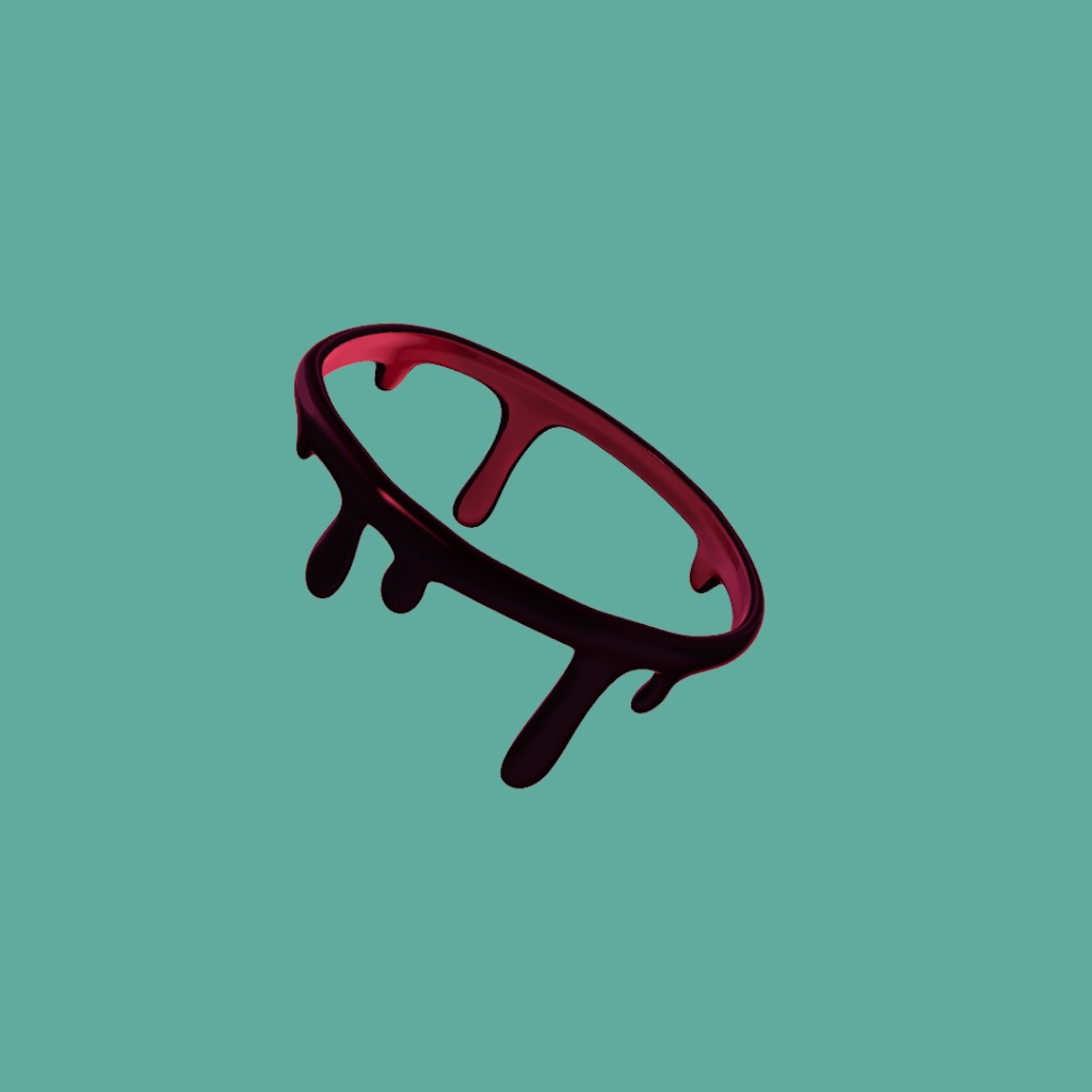 【無料3Dモデル】ローポリ版でました!【ドロドロ天使リング】【VRChat】