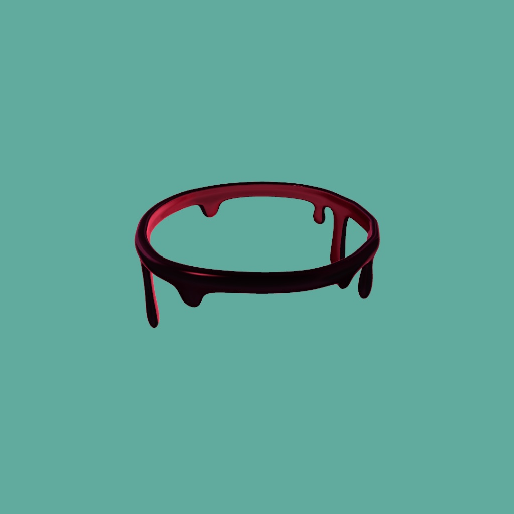 【無料3Dモデル】ローポリ版でました!【ドロドロ天使リング】【VRChat】