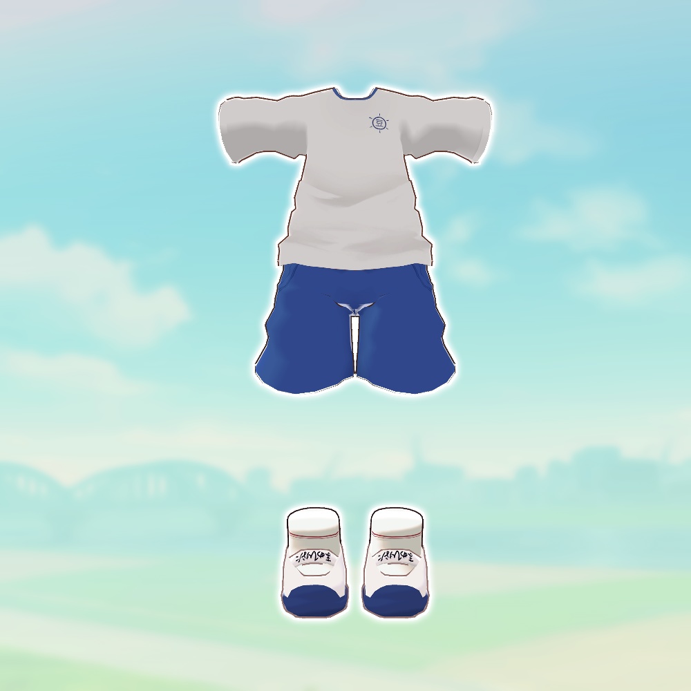 【まめひなた向け】体操服セット【VRChat向け】