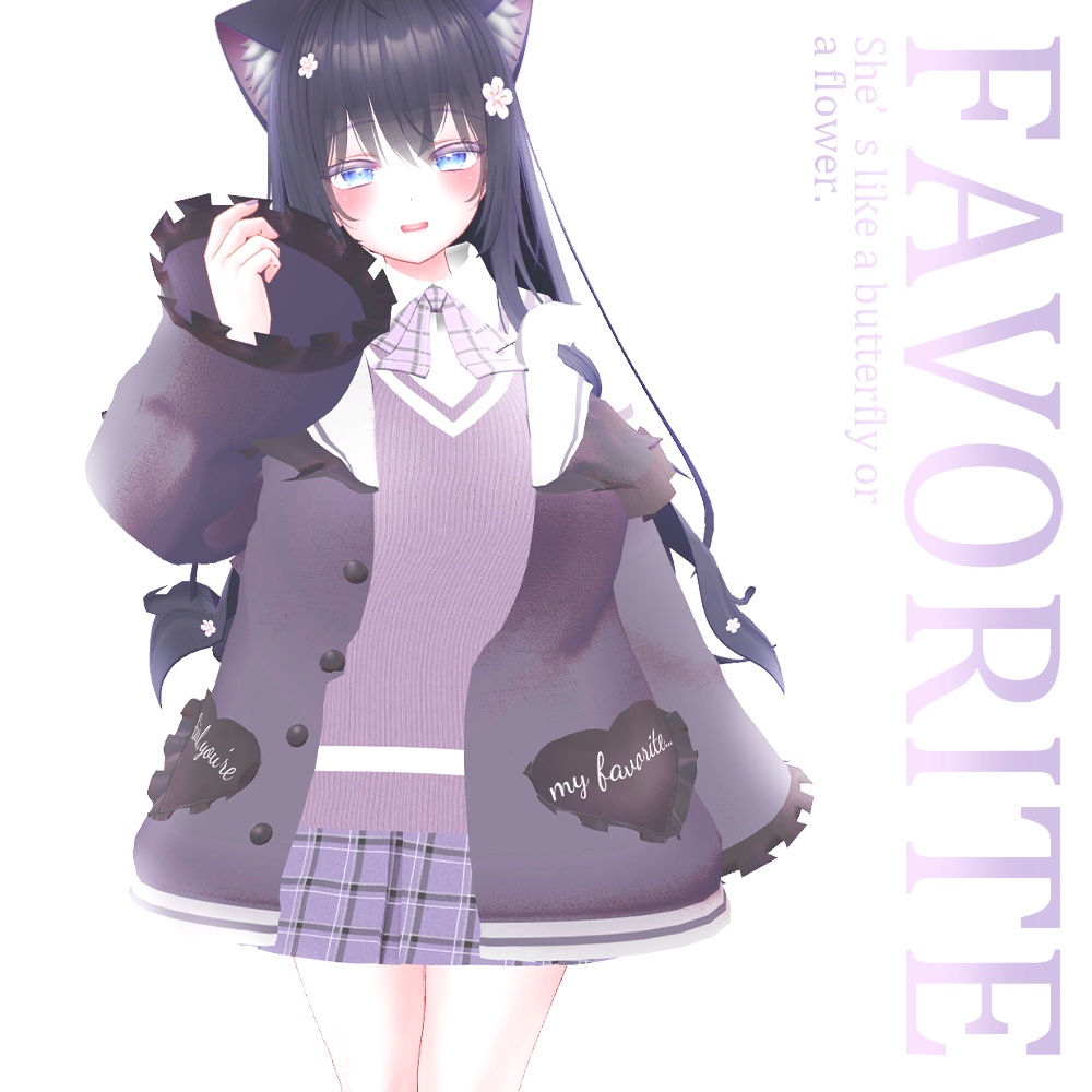 【ひと味違うコーデを・・・】ゆめセーラージャケット -FAVORITE- 複数アバター対応💜