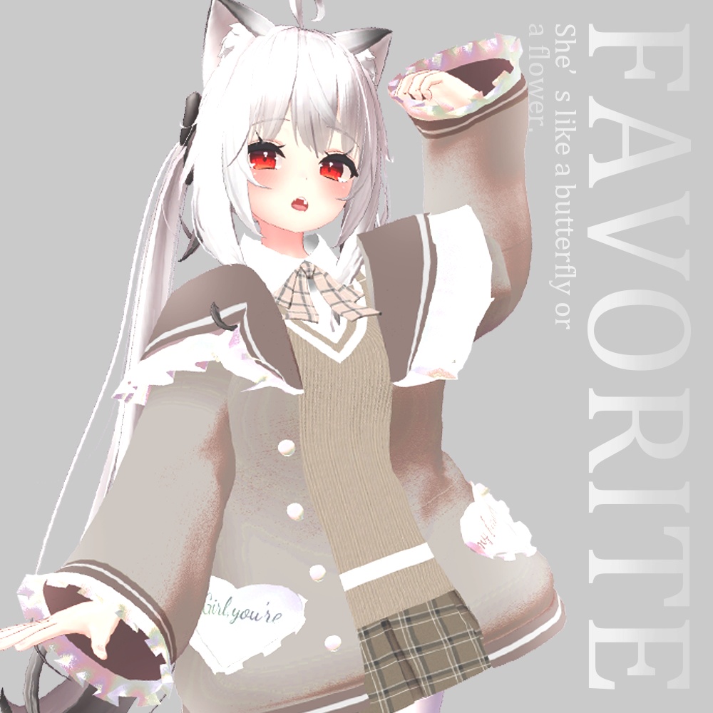 【ひと味違うコーデを・・・】ゆめセーラージャケット -FAVORITE- 複数アバター対応💜