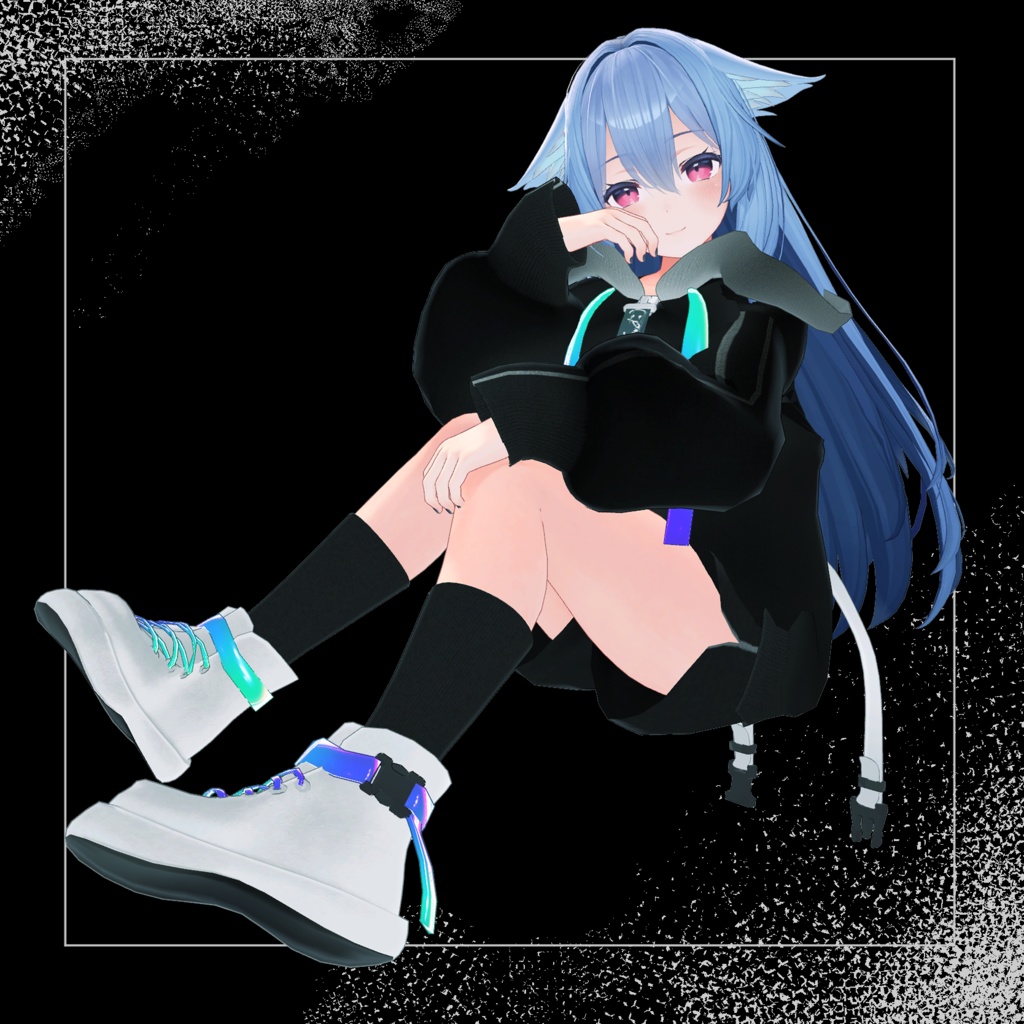 【パーツ売り】Re:End:) ゆるりスポーツスニーカー【VRChat向け】