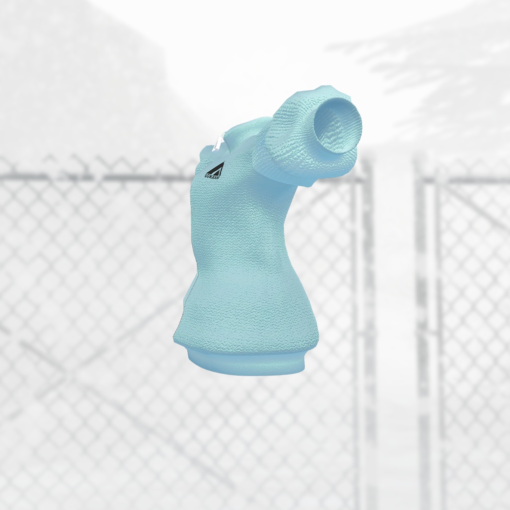 【マヌカちゃん向け】長袖ジッパー付きトレーナー【VRChat】