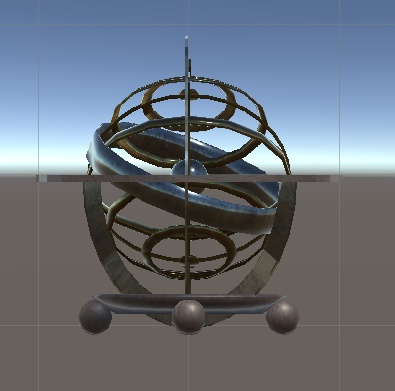 天球儀_3Dモデル