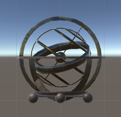 天球儀_3Dモデル