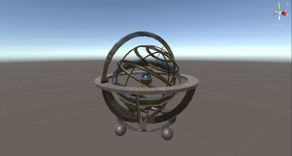 天球儀_3Dモデル