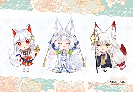 あやかし狐ポストカード