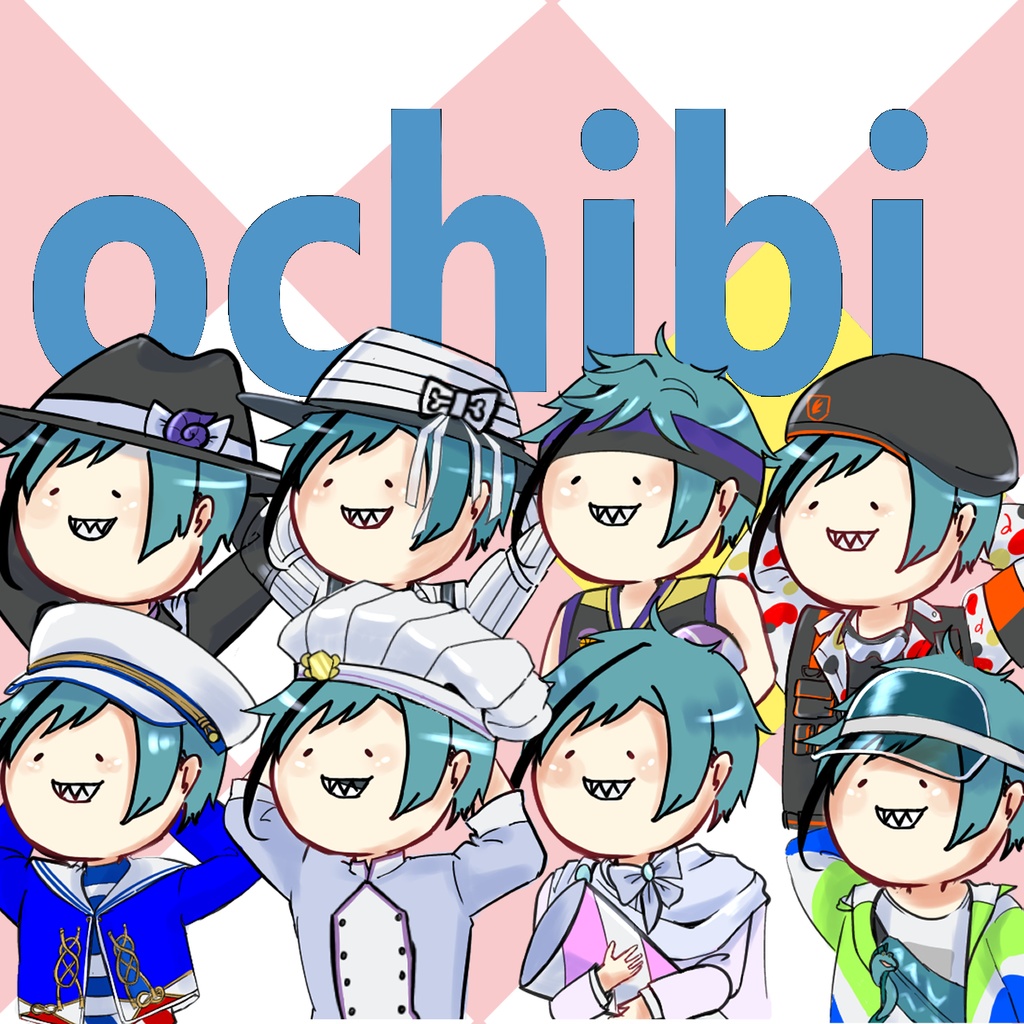 イラスト本「ochibi」＋ステッカー付