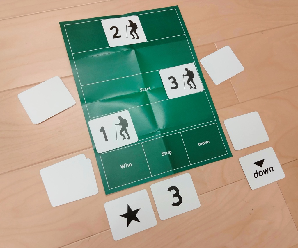 1人用カードゲーム『スリークライマーズ』