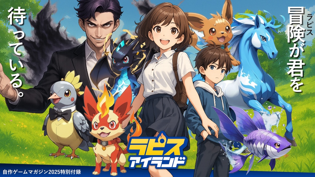 自作ゲームマガジン2025(紙版)+パズルゲーム本「ナンピク」