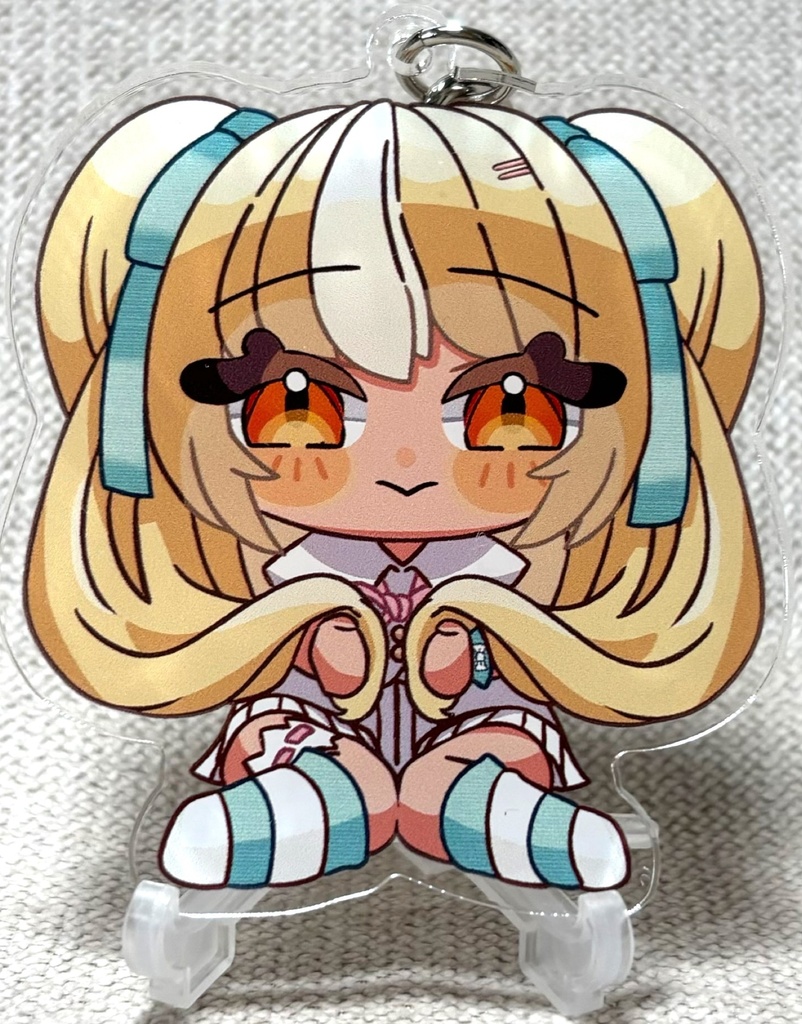 【C105】不知火フレアちゃん部屋着ツインテアクリルキーホルダー【非公式】