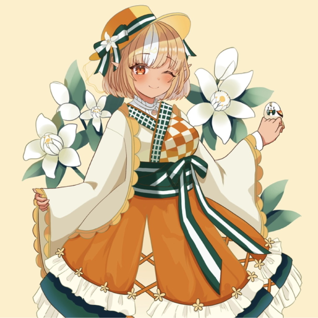 【C107】不知火フレアちゃん和風ロリータ風アクリルスタンド【非公式】