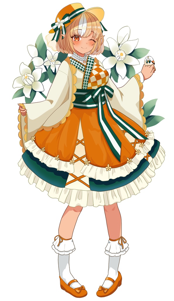 【C107】不知火フレアちゃん和風ロリータ風アクリルスタンド【非公式】