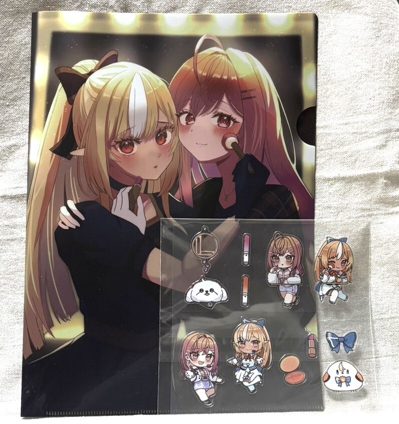 【ホロクル12th】りりフレちゃんクリアファイル&クリアシールセット【非公式】