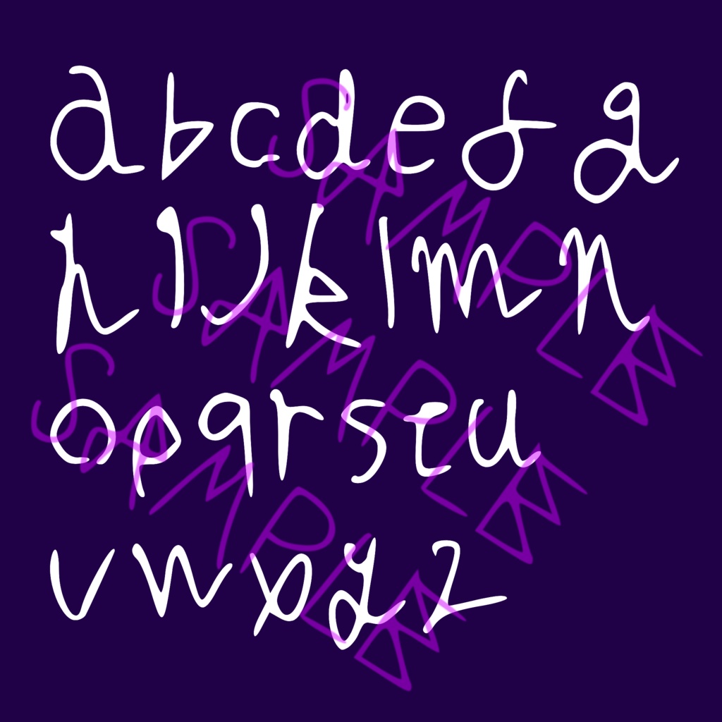 手書きフォント ENGLISH【Wilmaフォント】