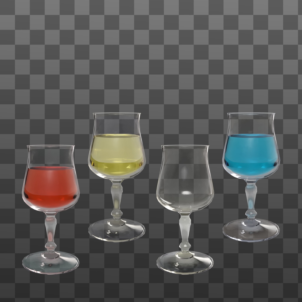 レトロワイングラス(リアル)