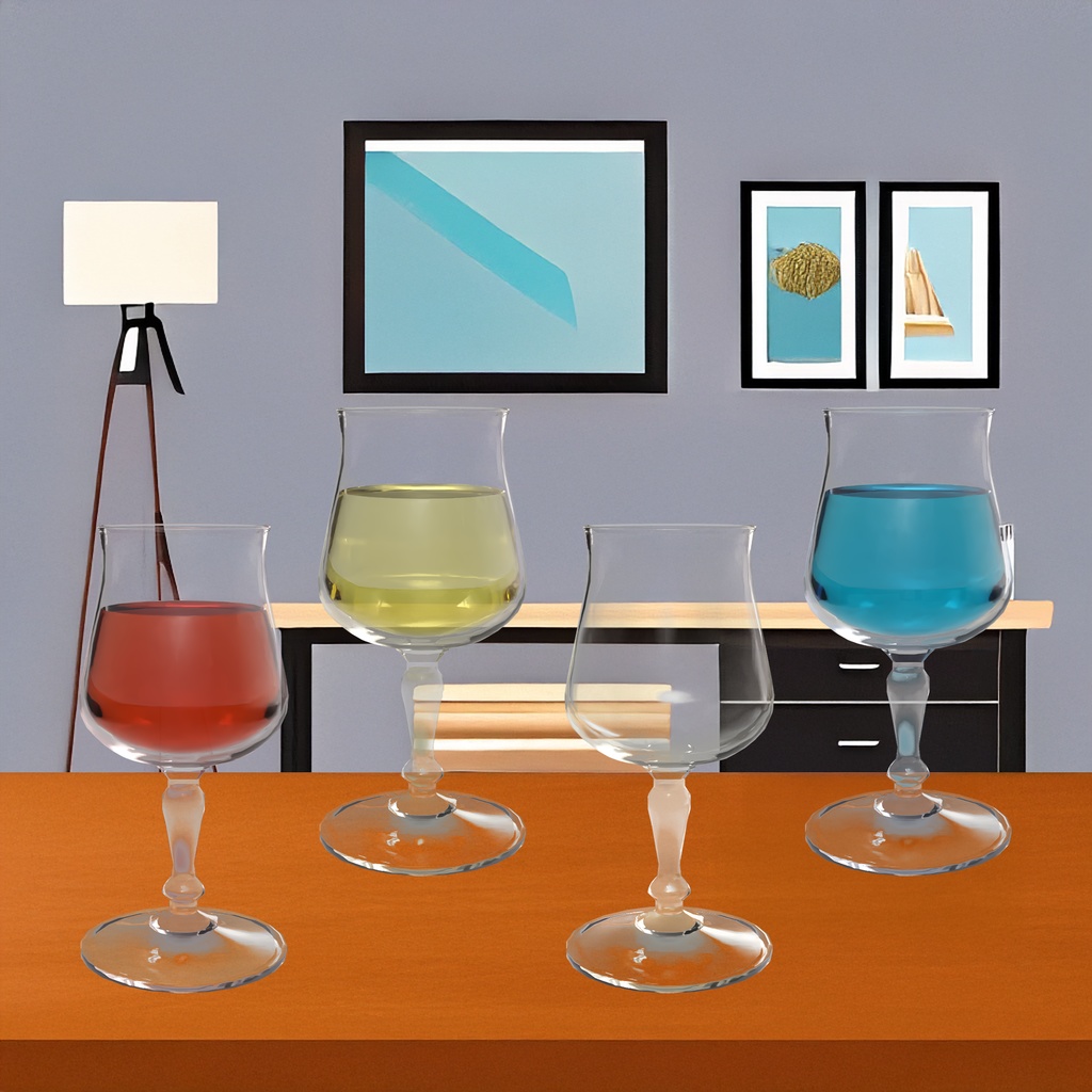 レトロワイングラス(リアル)