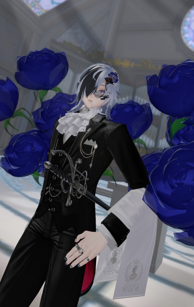 【VRChatアバターギミック】背に咲くバラ【VRChat Avatar Gimmick】