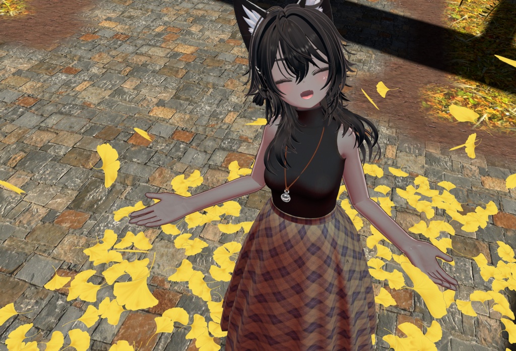 【VRChatアバターギミック】花吹雪【VRChat Avatar Gimmick】