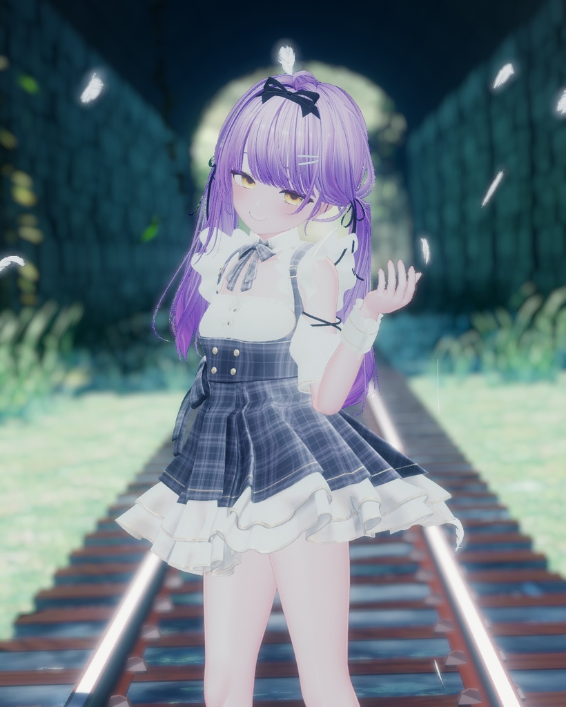 【VRChatアバターギミック】花吹雪【VRChat Avatar Gimmick】