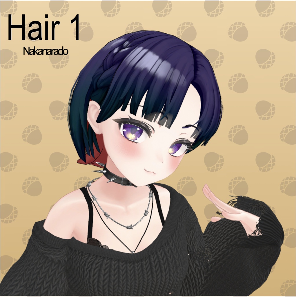 【4アバター対応】Hair 1