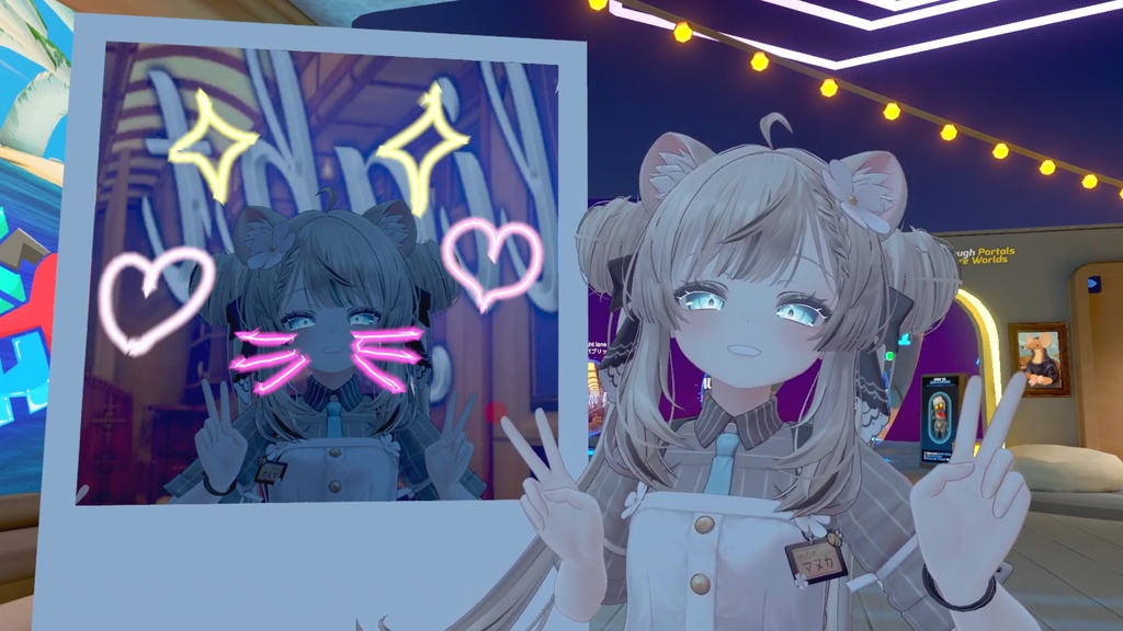 🎁🎊総選挙セール中!🎊🎁【アバター追従!】魔法の落書きペン🖋【ModularAvatar対応】