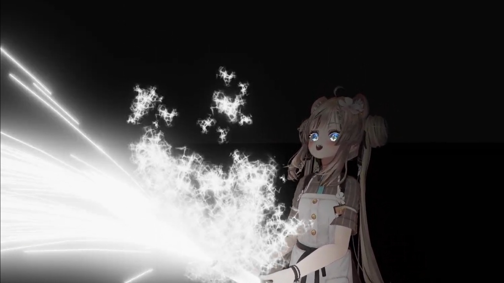 🎁🎊発売記念セール中!🎊🎁大輪-TAIRIN-ペンライト型花火ギミック【ModularAvatar対応】