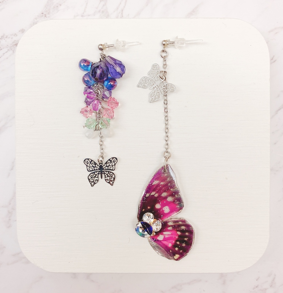 胡蝶しのぶイメージピアスorイヤリング