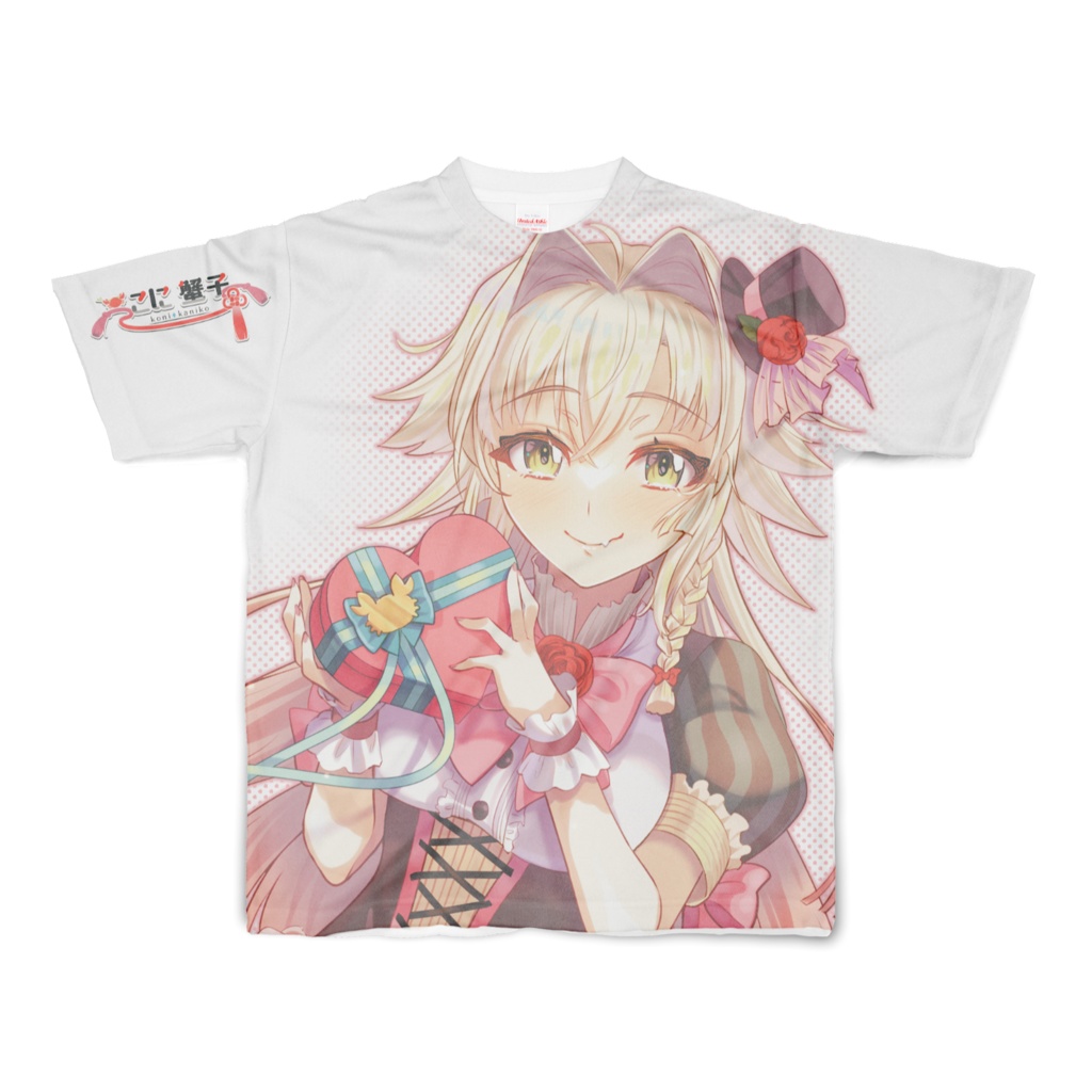 バレンタイン2023✧フルグラフィックTシャツ（ホワイト）